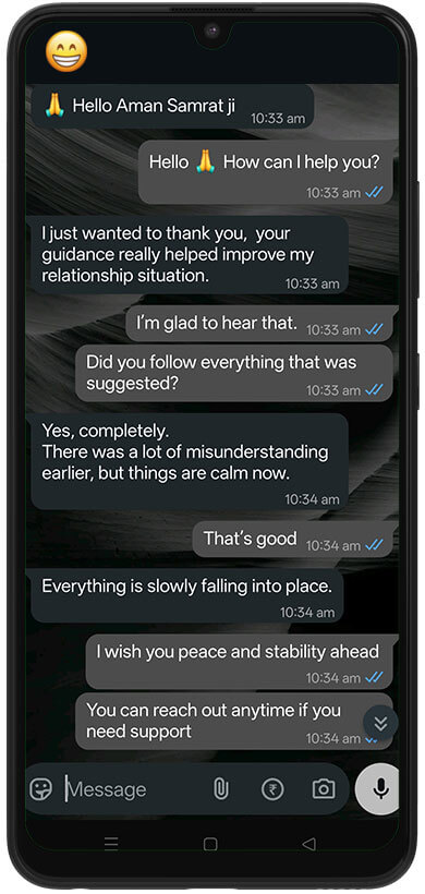 Whatsapp Testimonial