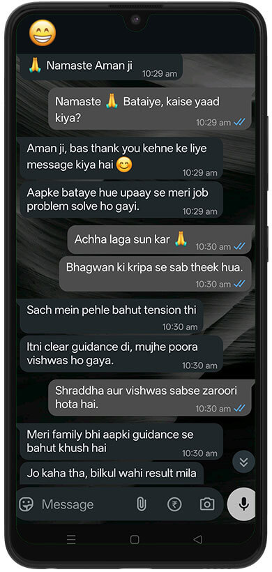 Whatsapp Testimonial