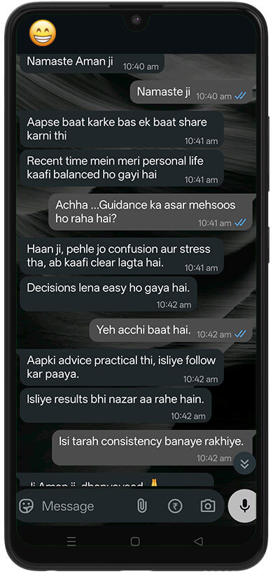 Whatsapp Testimonial